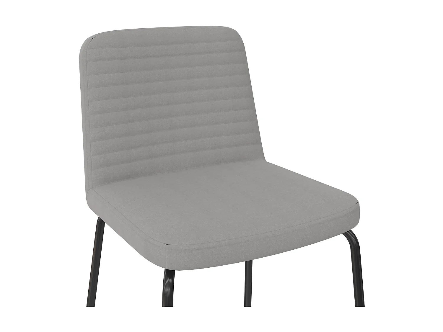 Corey | Thekenhocker aus Stoff in Grau