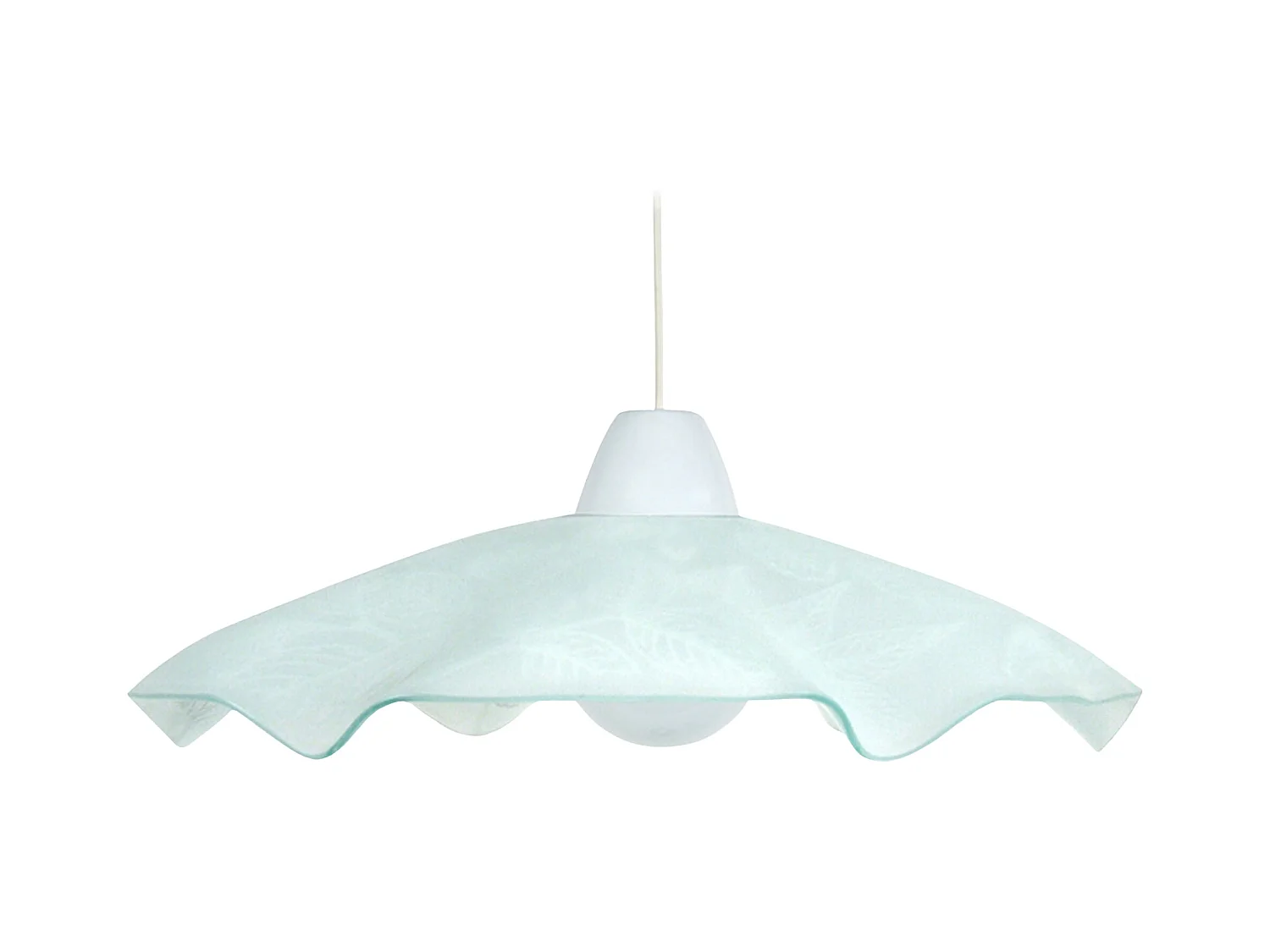 Suspension TOSEL ,verre,Gris ,H 74x D45xP45cm