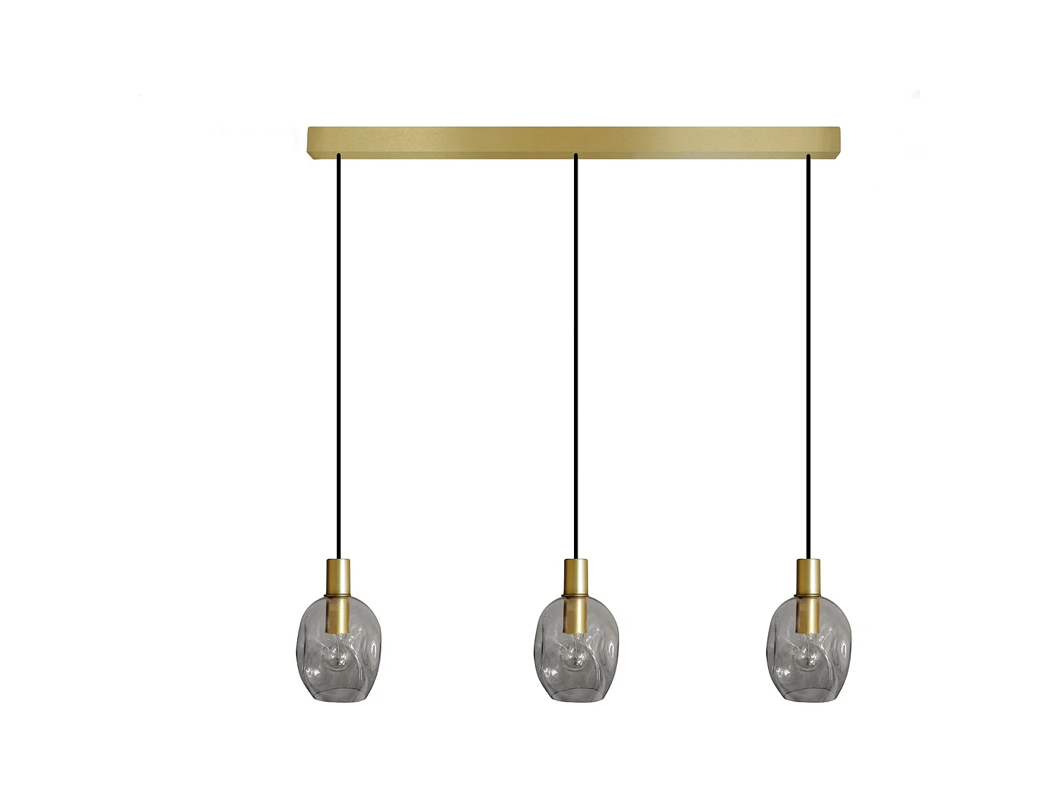 Lustre TOSEL ,métal,Dorado,H100xD 20xP60cm