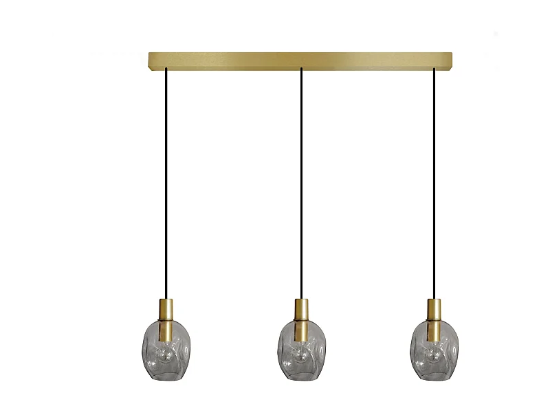 Lustre TOSEL ,métal,Dorado,H100xD 20xP60cm