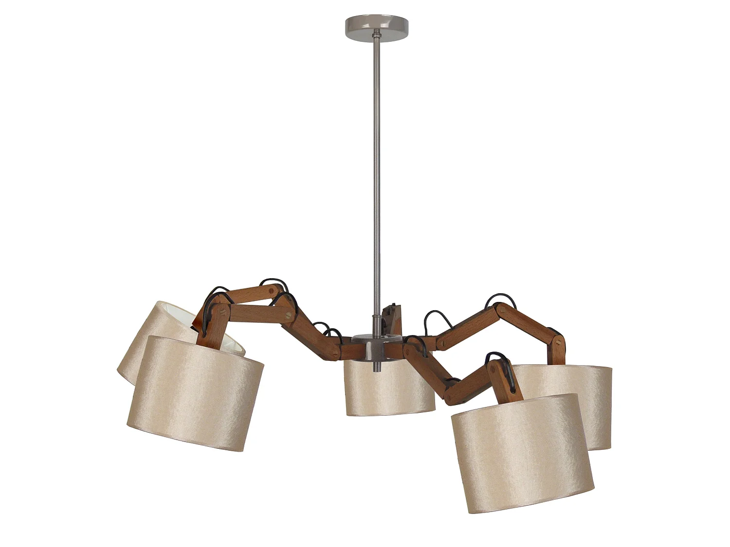 Lustre TOSEL FREKI tecido braço bege D90 x  H70  cm