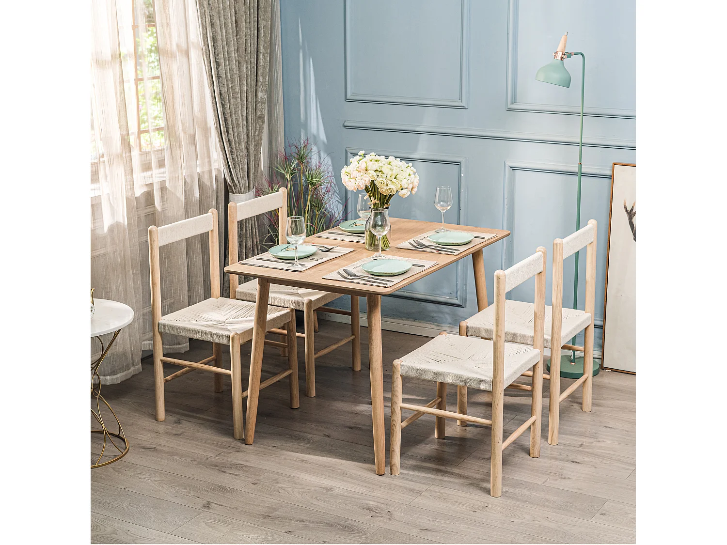 Table à manger 4 personnes en pin massif L120