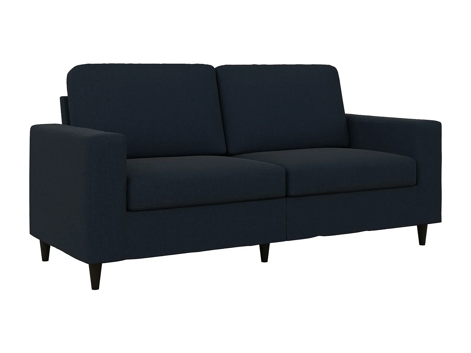 Cooper | Canapé 3 places en tissu bleu