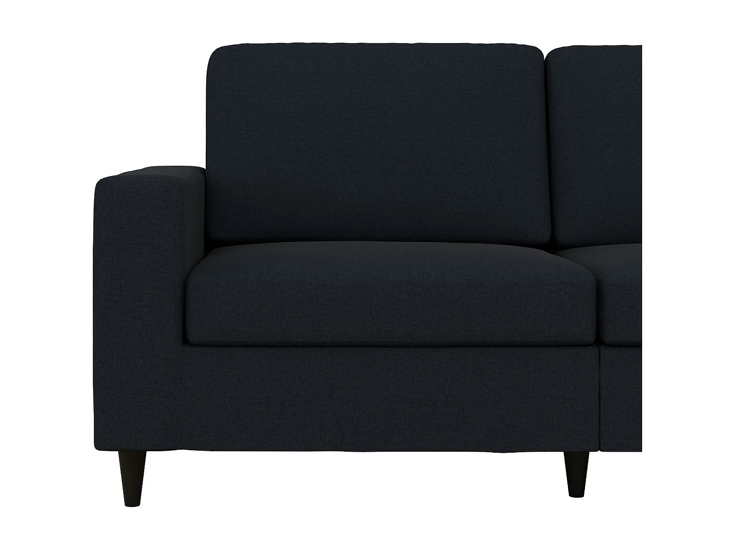 Cooper | Canapé 3 places en tissu bleu