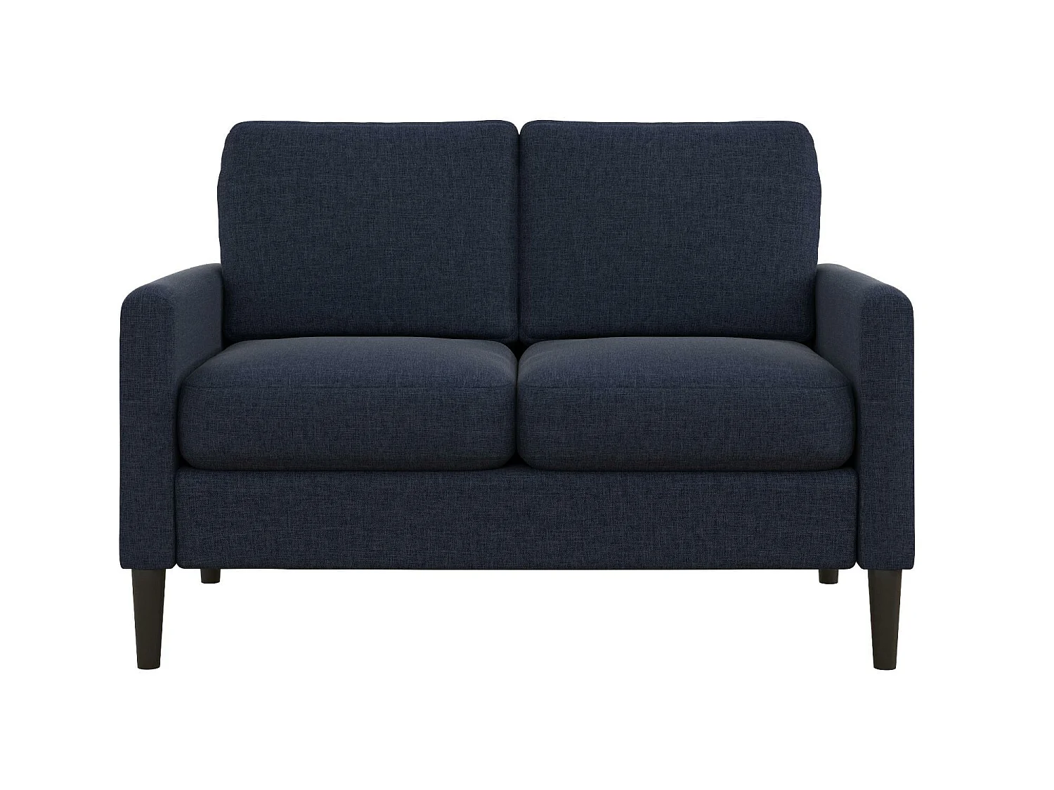 Kaci | Canapé 2 places en tissu bleu