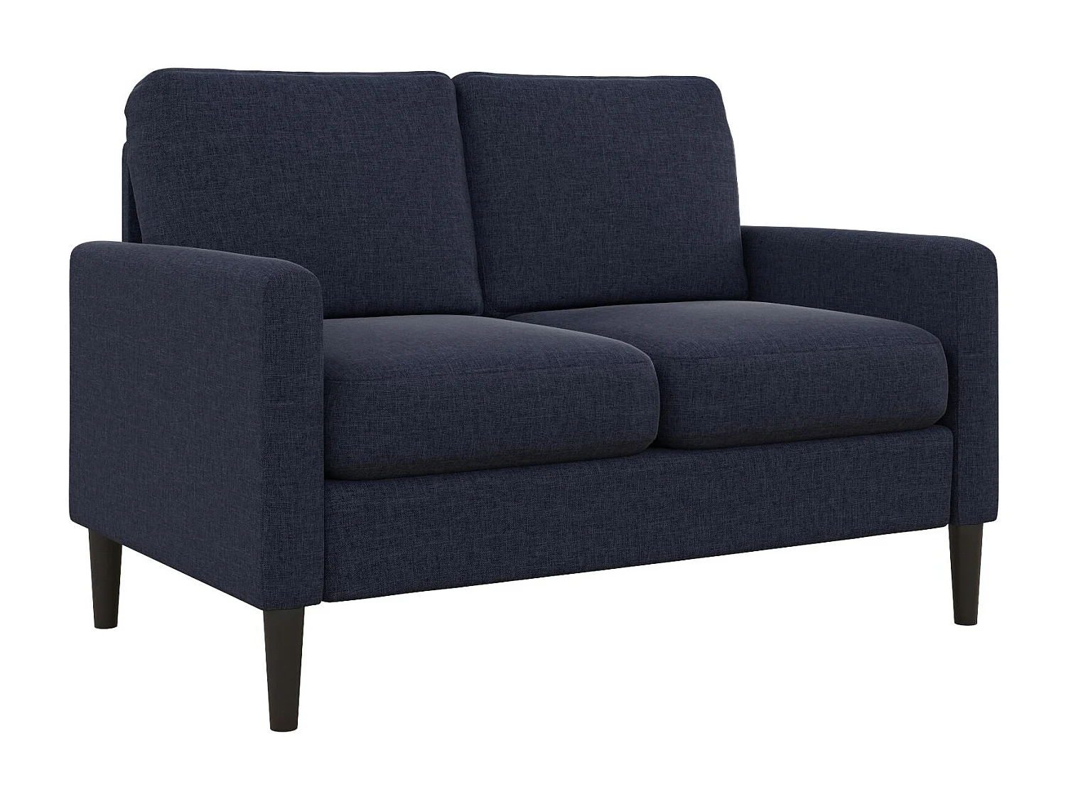 Kaci | Canapé 2 places en tissu bleu