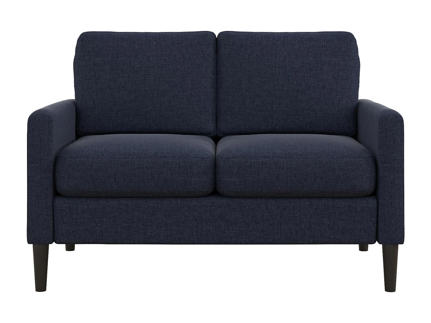 Kaci | Canapé 2 places en tissu bleu