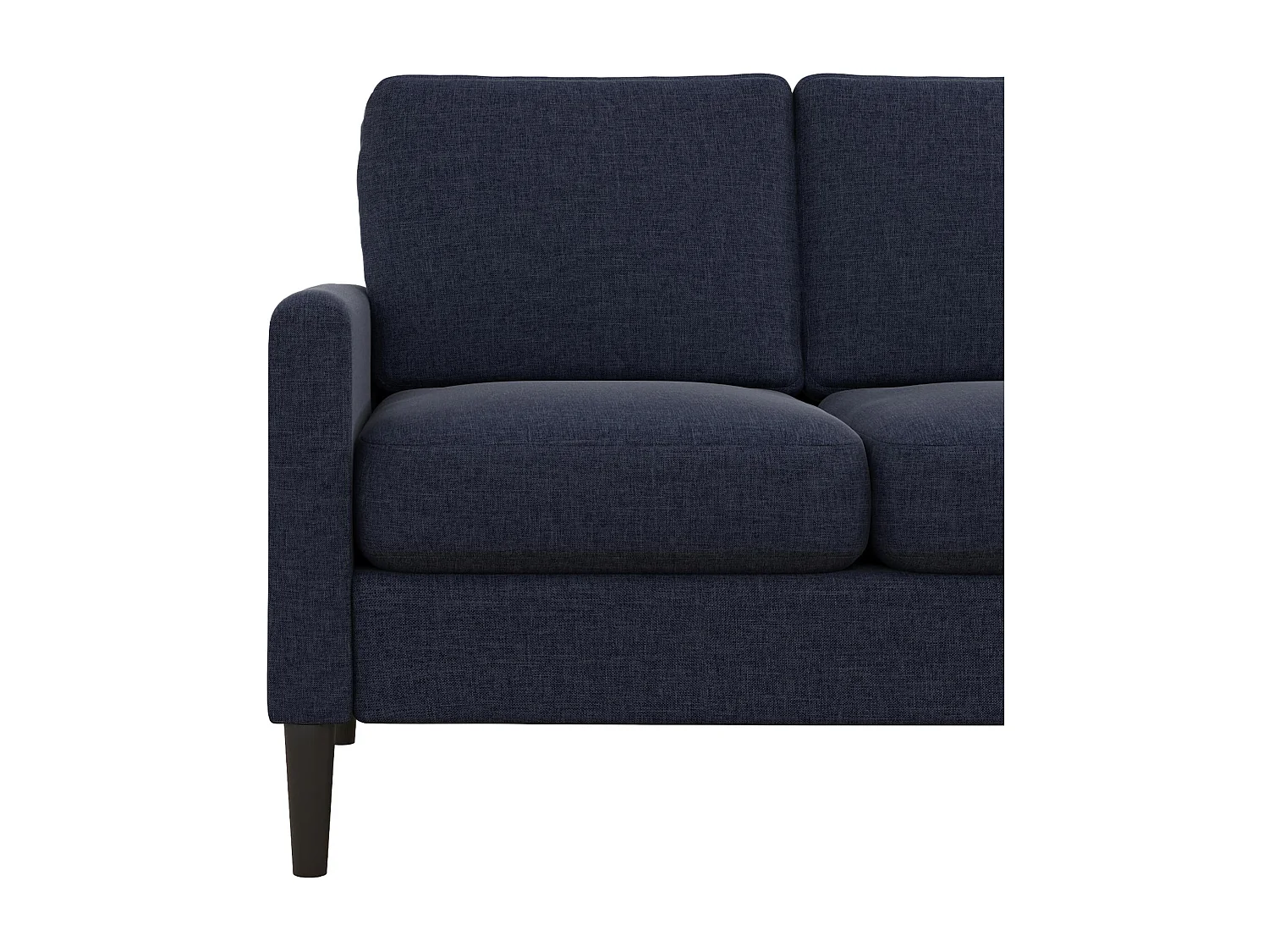 Kaci | Canapé 2 places en tissu bleu