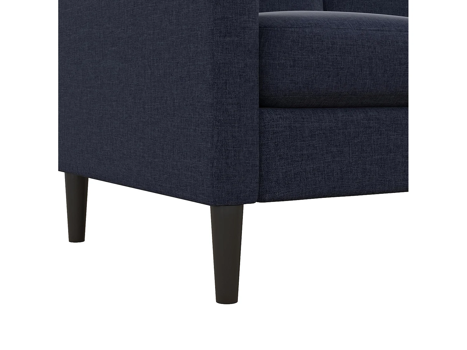 Kaci | Canapé 2 places en tissu bleu