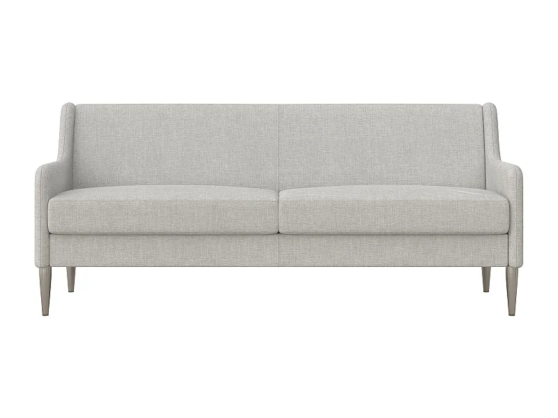 Sofa 3 Sitze in Leinen hellgrau
