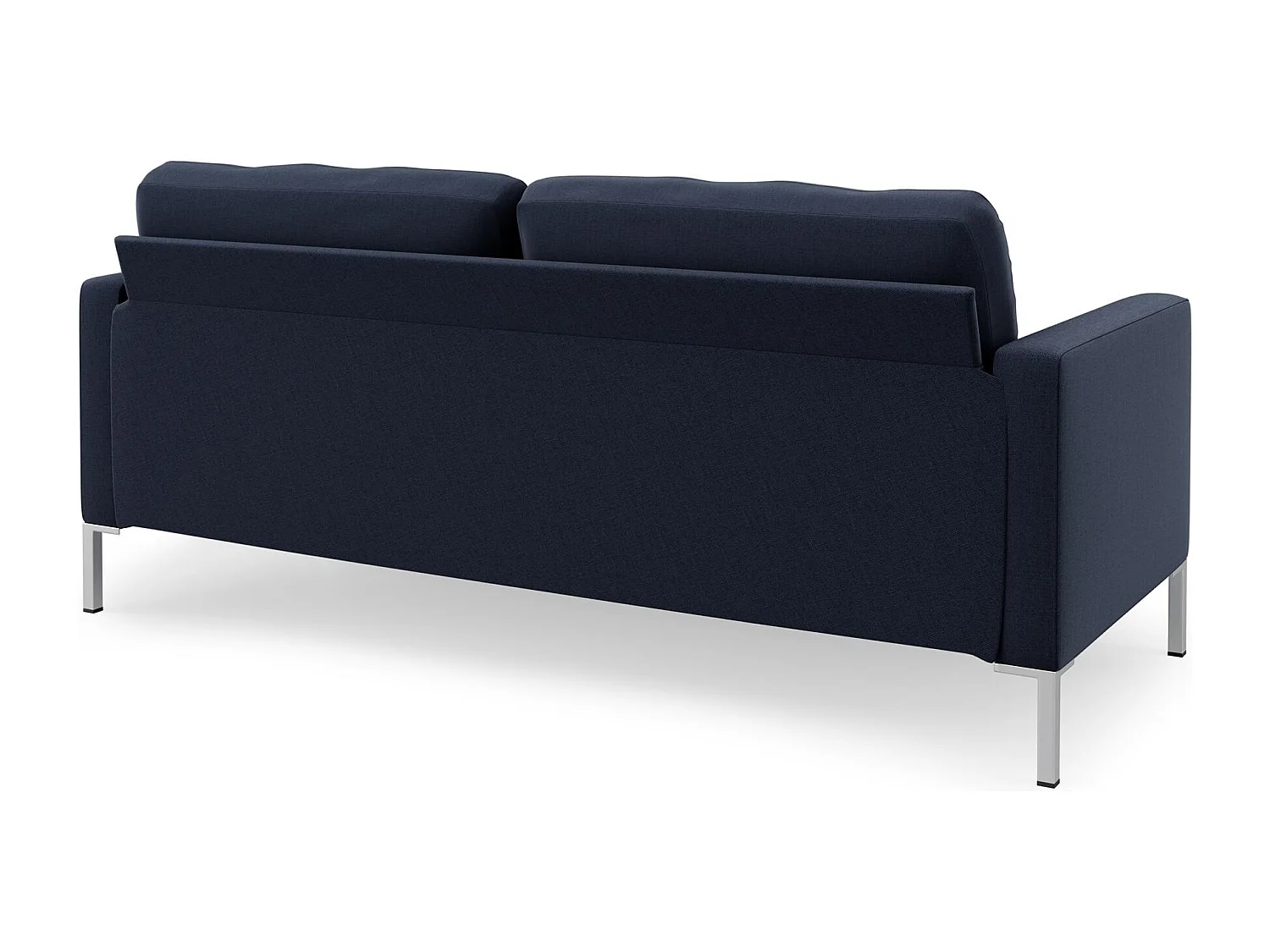 Sofa 3 Sitze in Leinen Marineblau