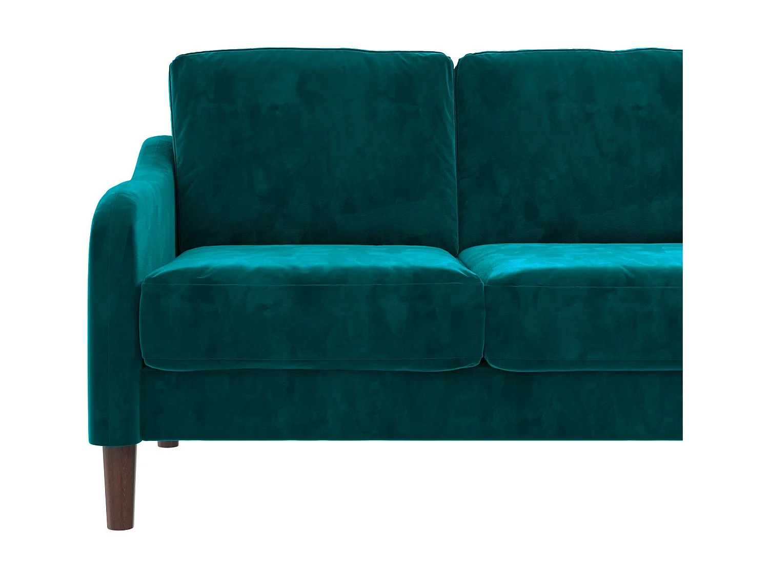 Divano 3 posti in velluto verde