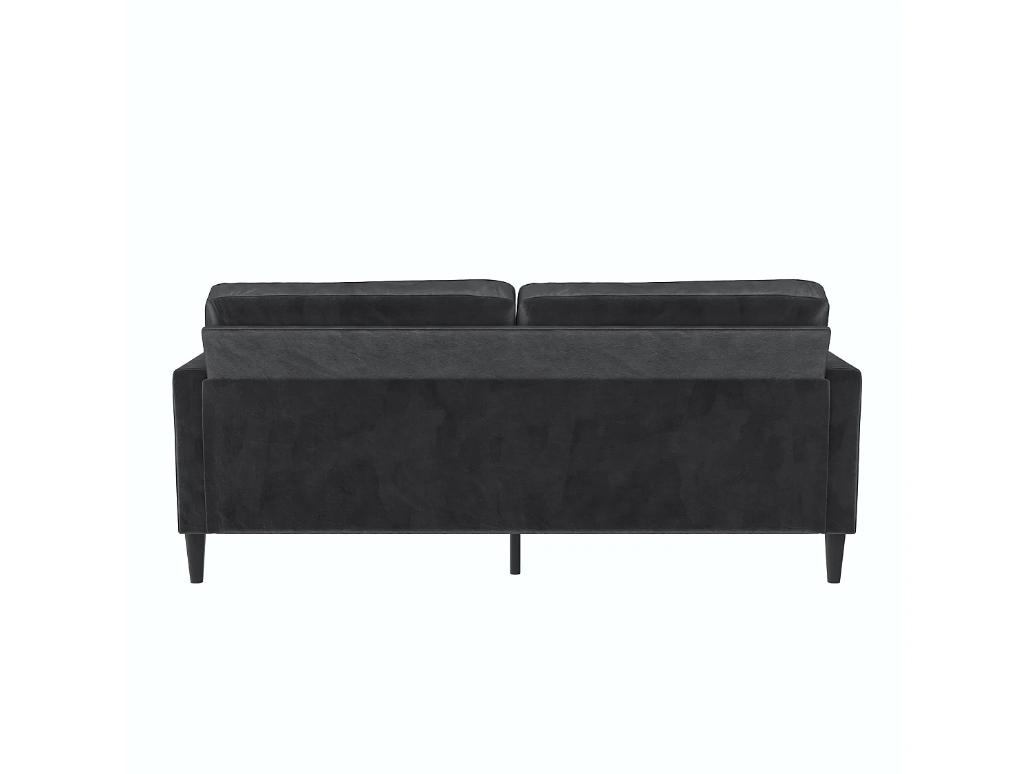 Winston | Canapé 3 places en velours gris foncé