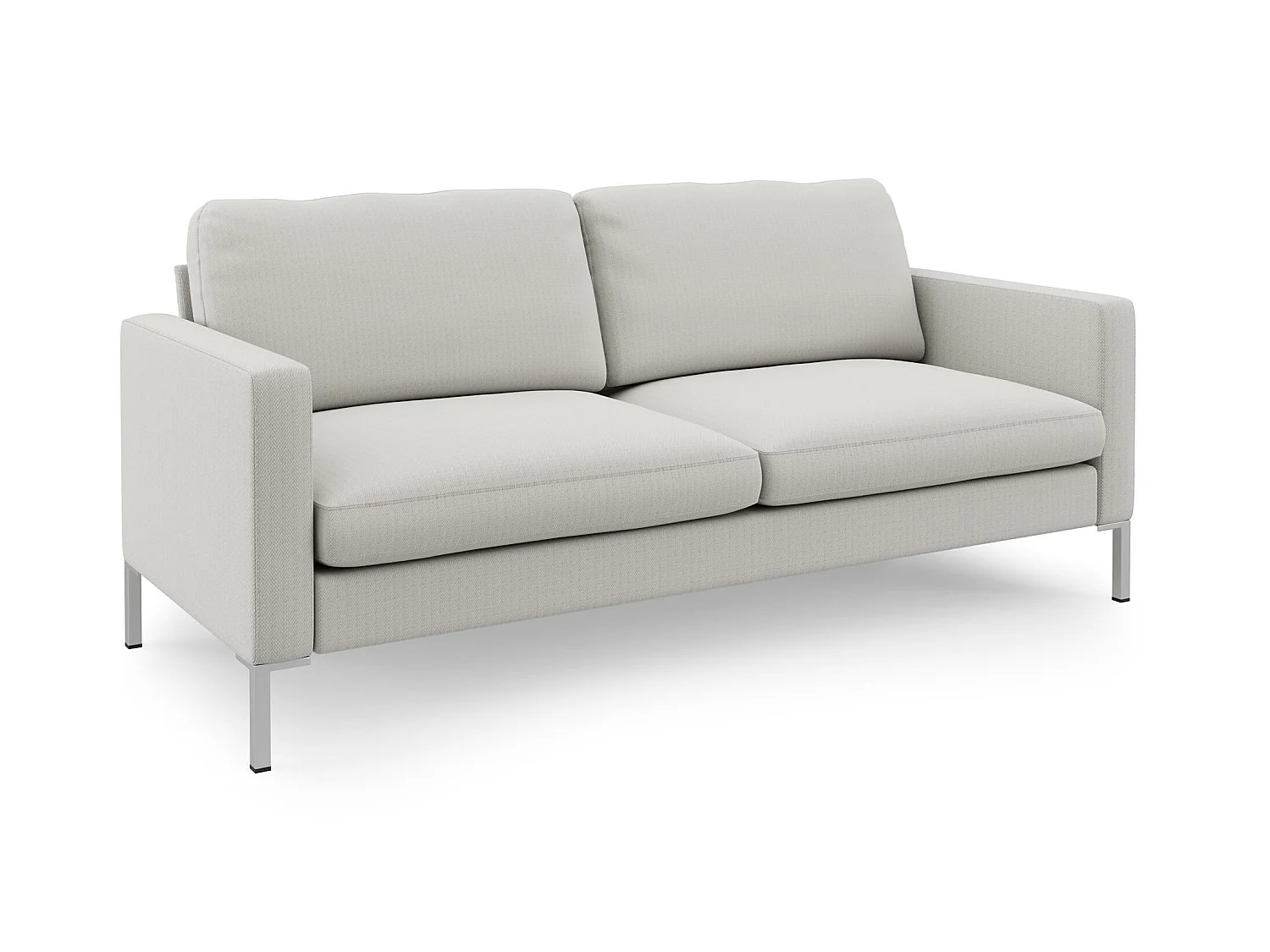 Fabry | Canapé 3 places en tissu ivoire