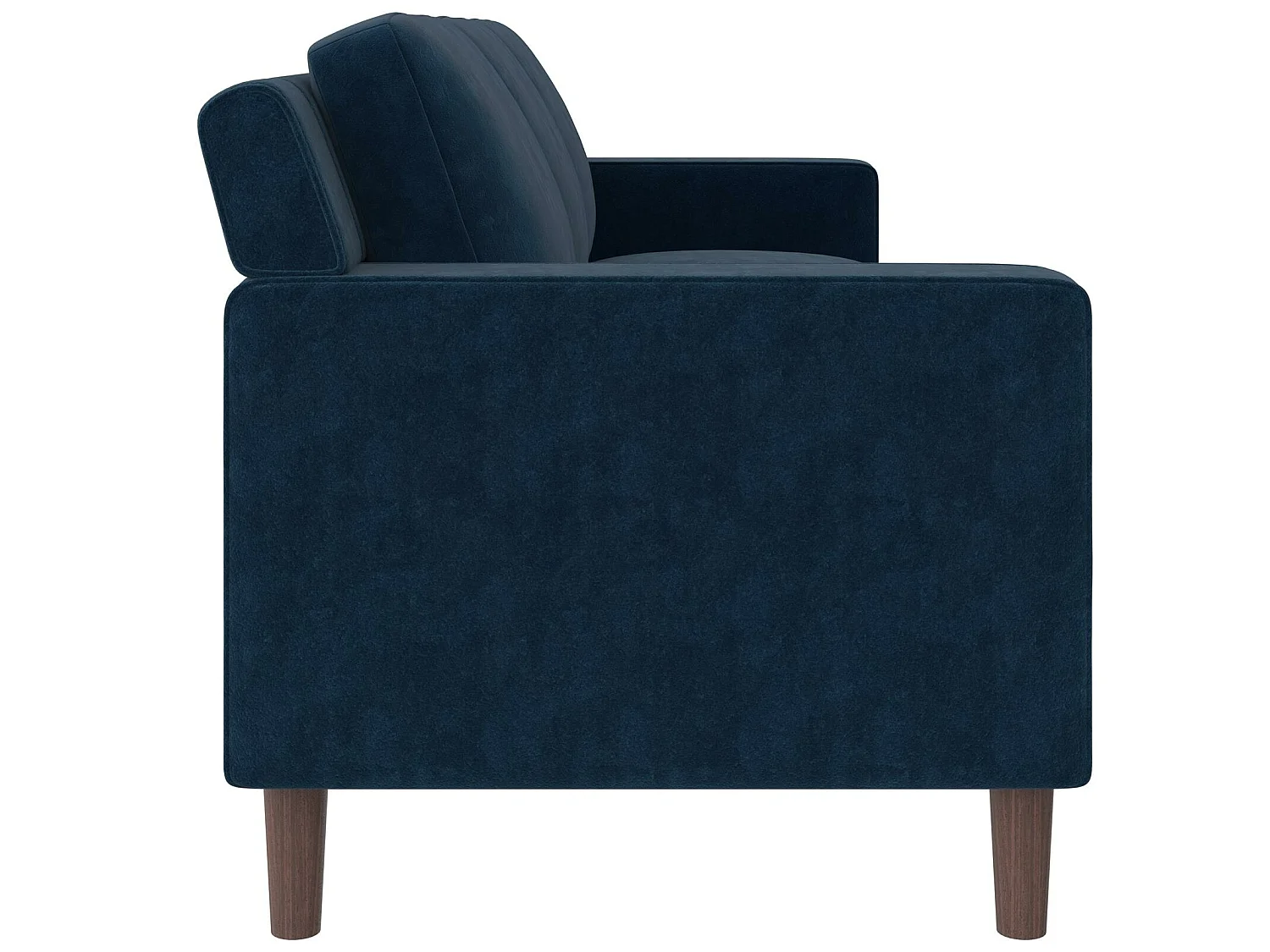 Sofá 3 plazas en terciopelo azul