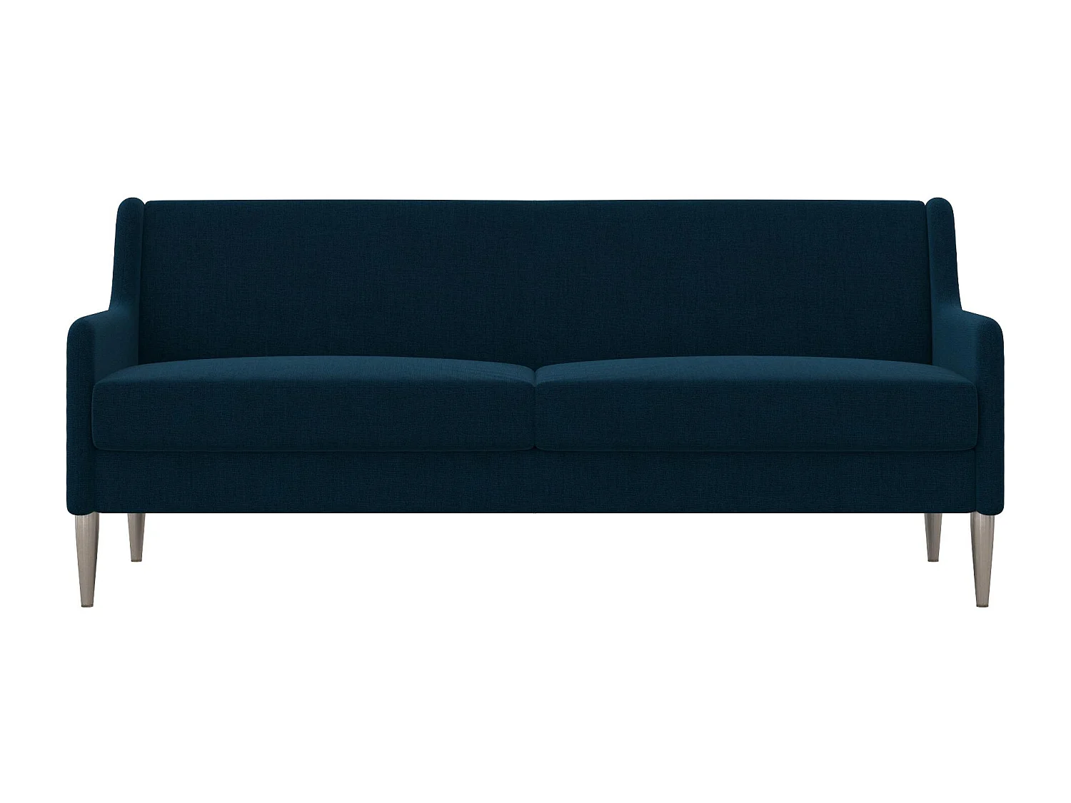 Divano 3 posti in lino blu