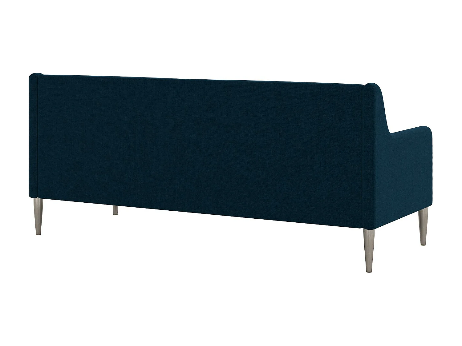 Divano 3 posti in lino blu