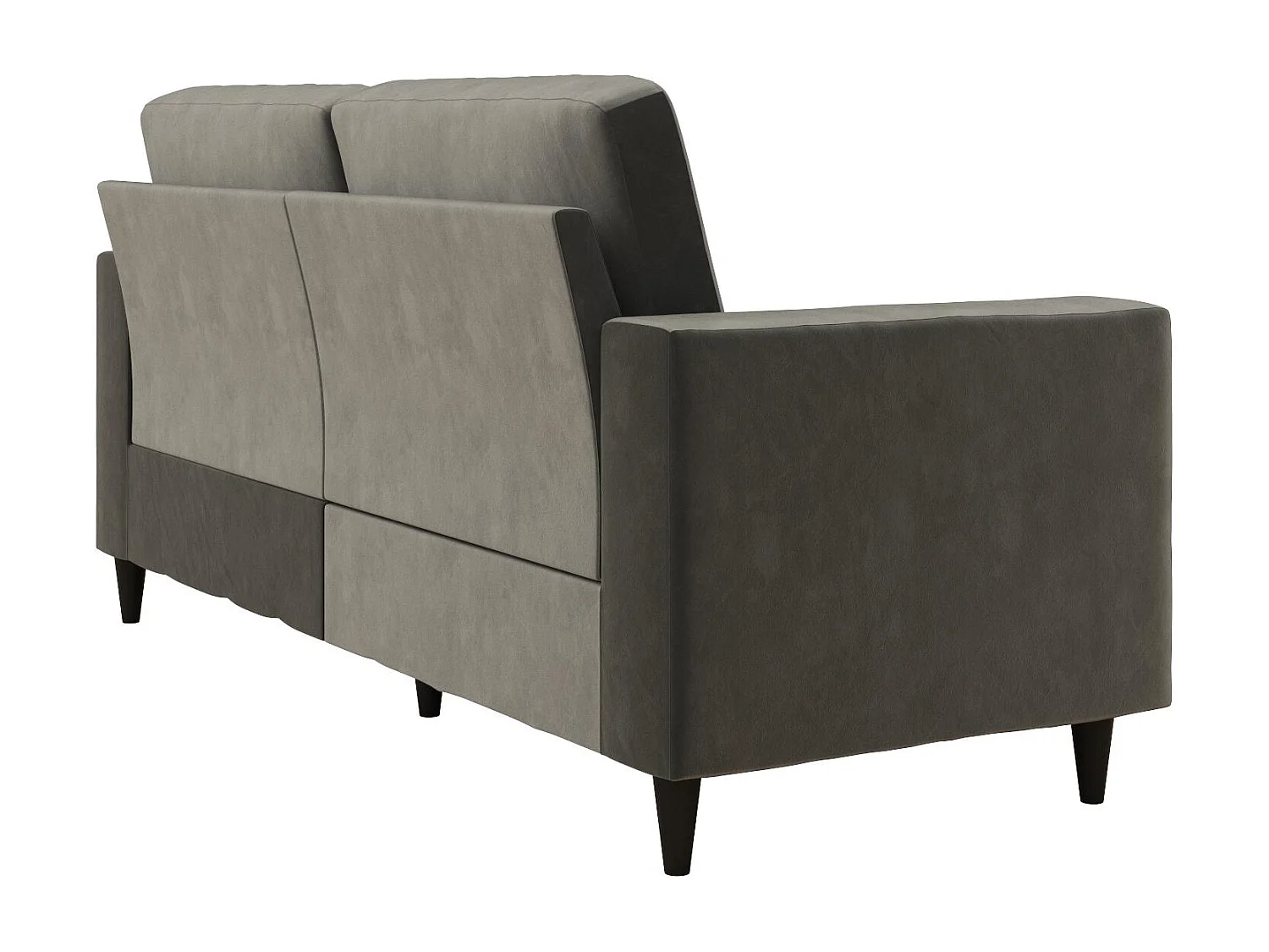 Cooper | Canapé 3 places en velours gris