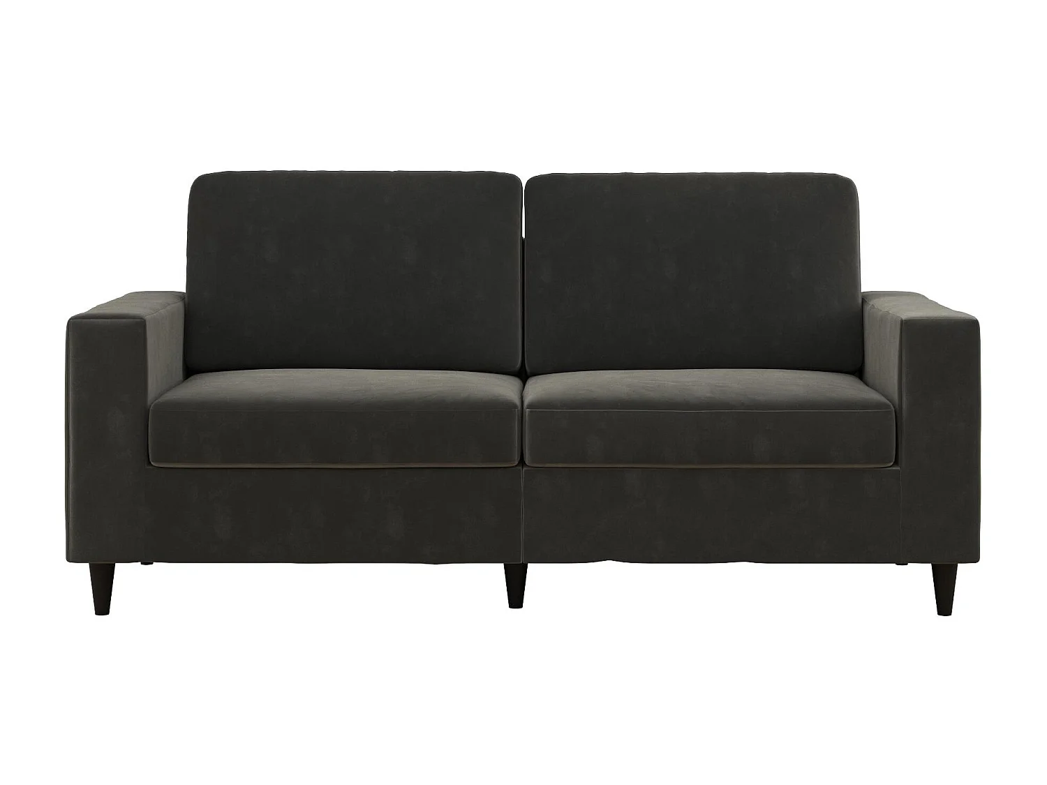 Cooper | Canapé 3 places en velours gris