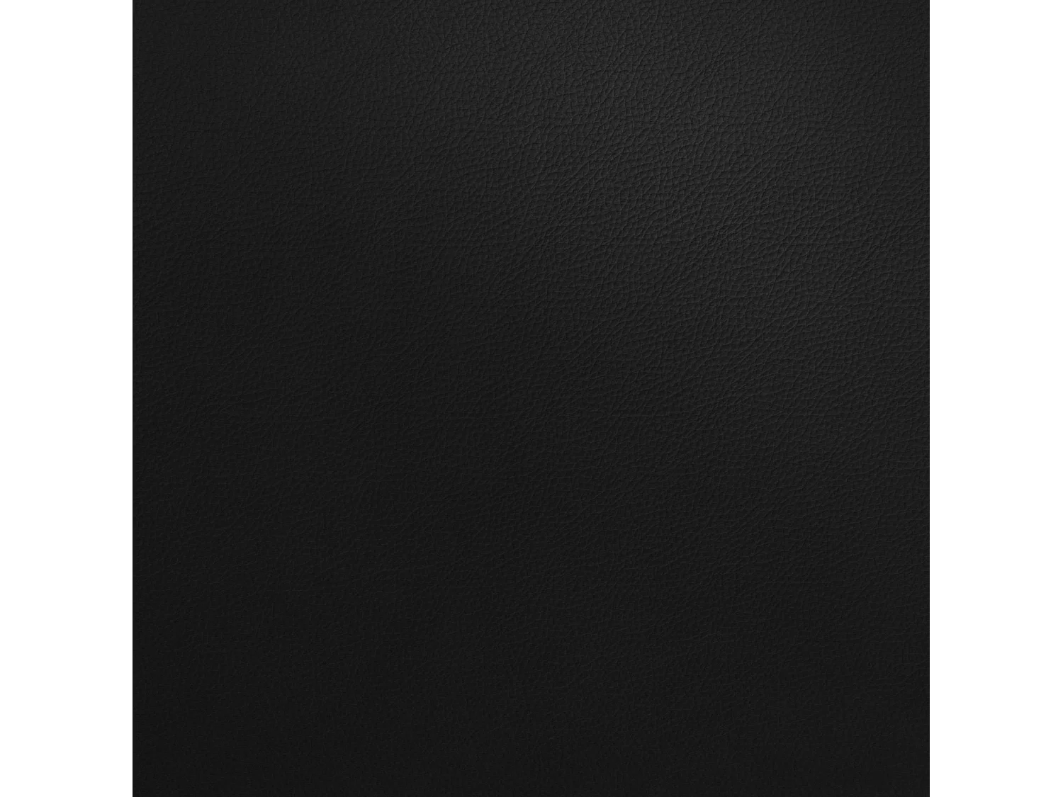 Sofa 3 Sitze in Kunstleder schwarz