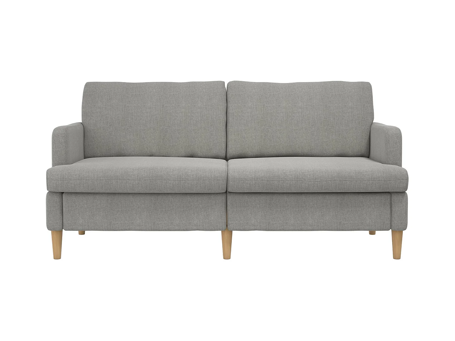 Corah | Canapé 3 places en tissu gris clair