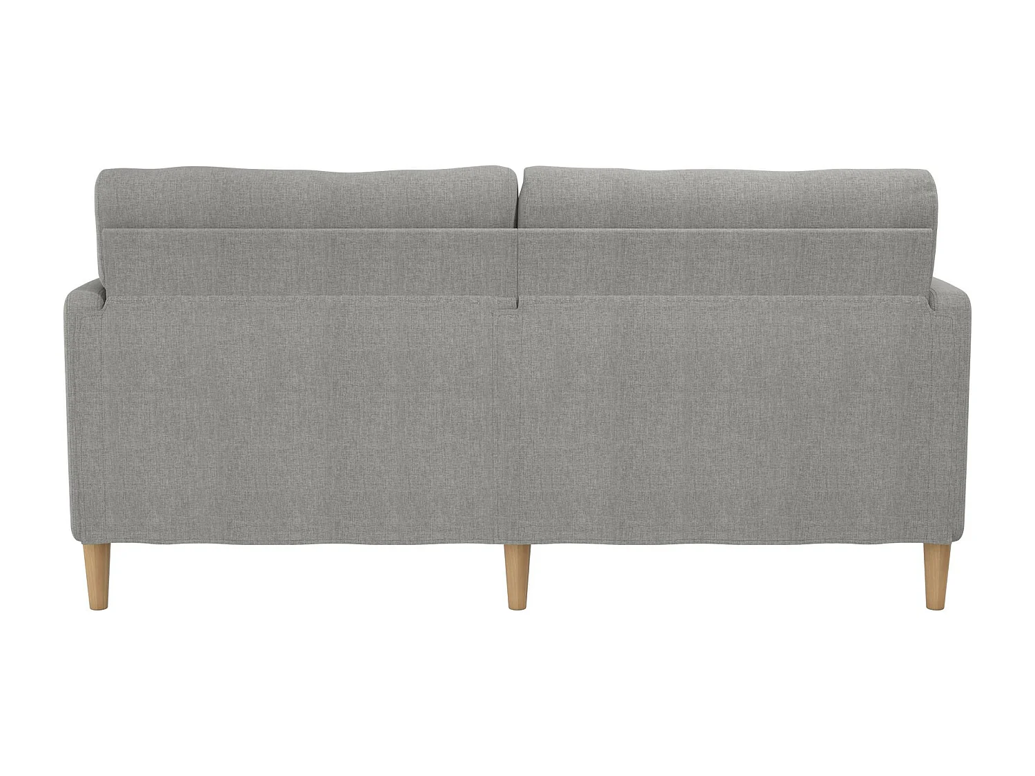 Corah | Canapé 3 places en tissu gris clair