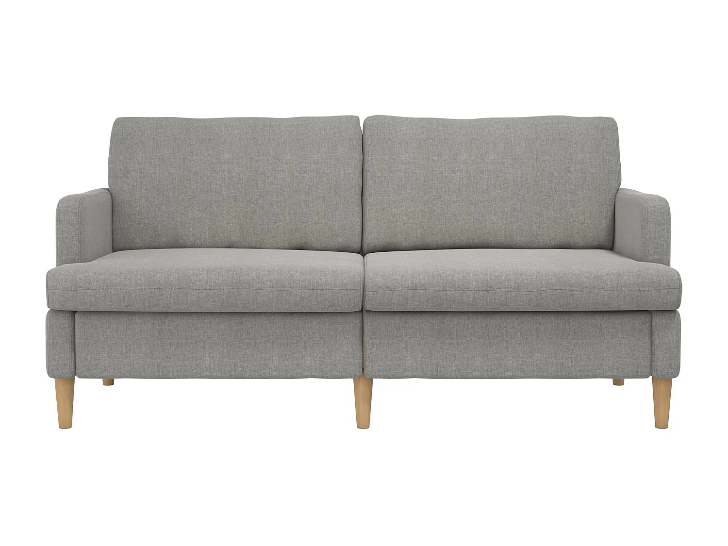 Corah | Canapé 3 places en tissu gris clair