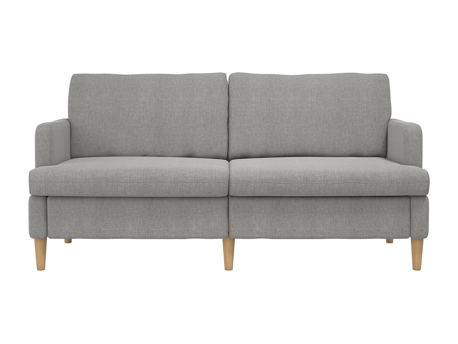 Corah | Canapé 3 places en tissu gris clair