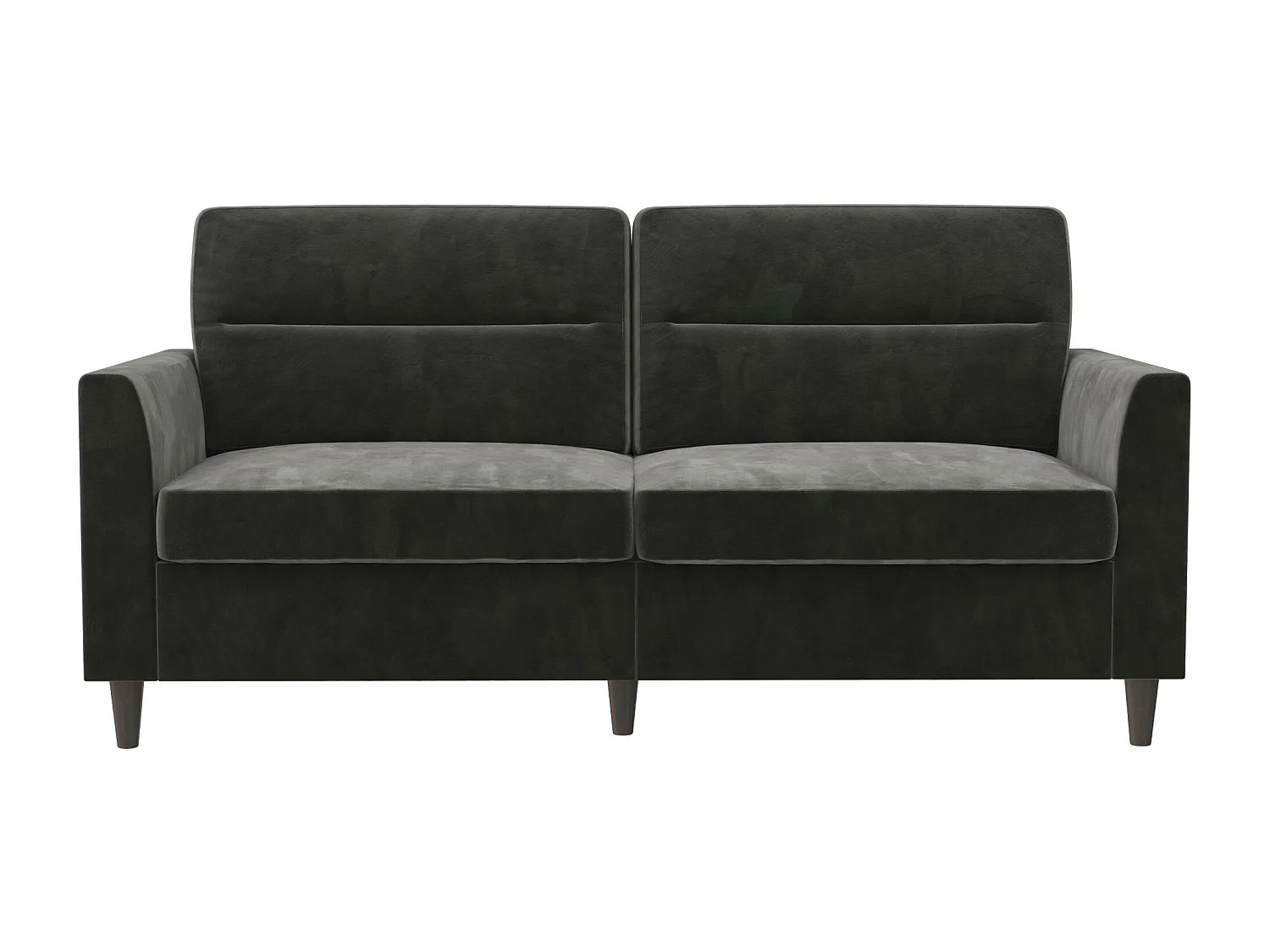 Sofá 3 plazas en terciopelo gris luxe