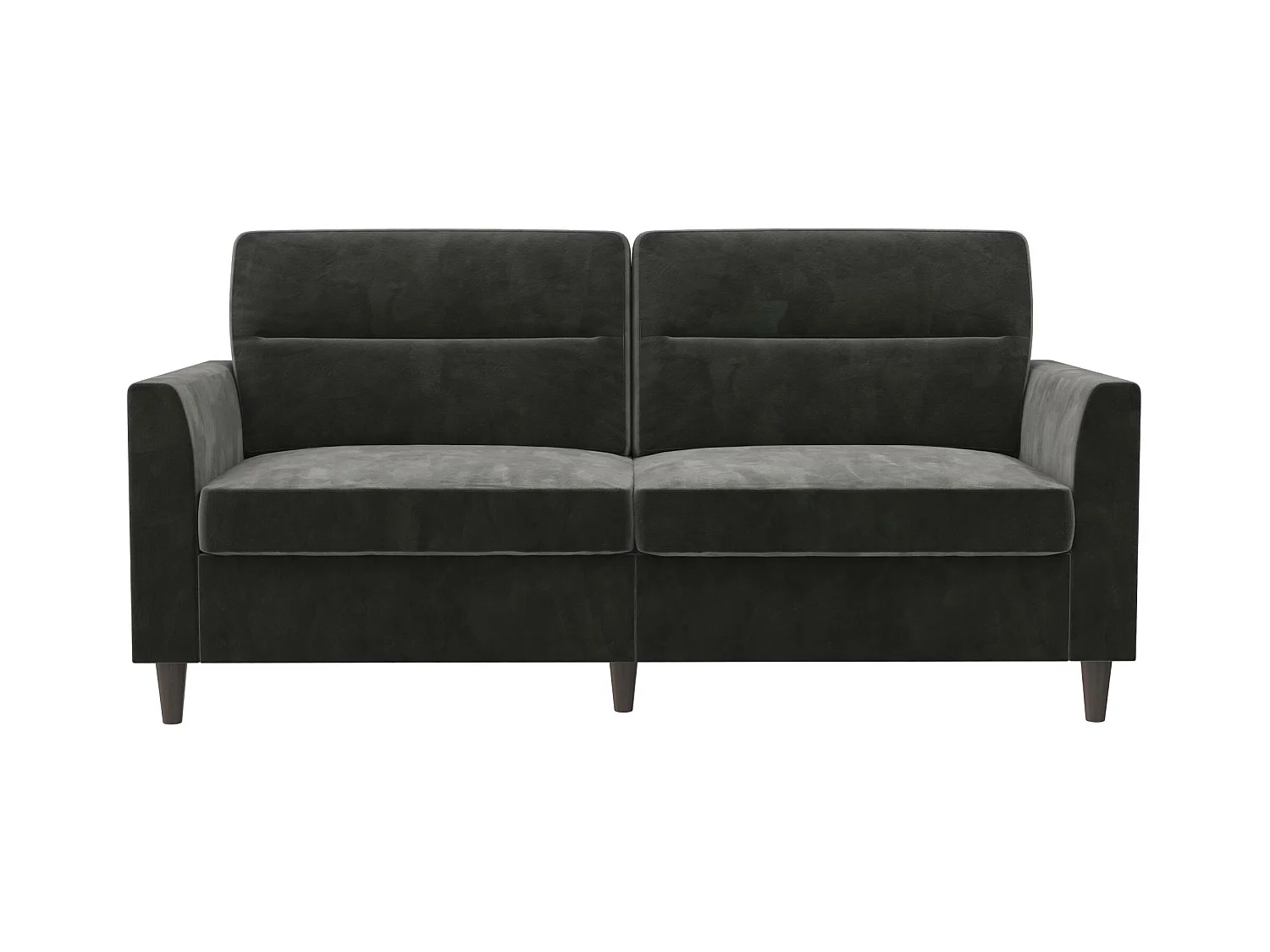 Concord | Canapé 3 places en velours luxe gris