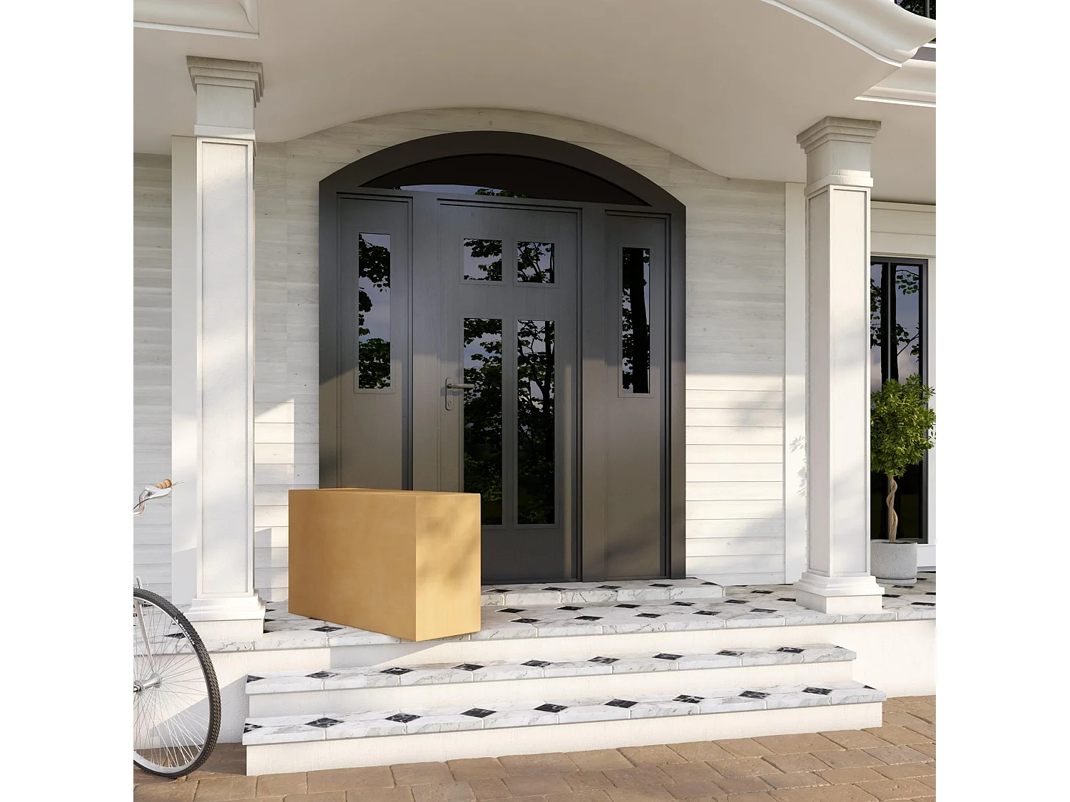 Cooper | Canapé 3 places en velours vert