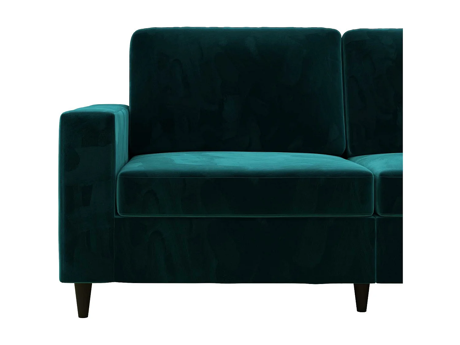 Cooper | Canapé 3 places en velours vert