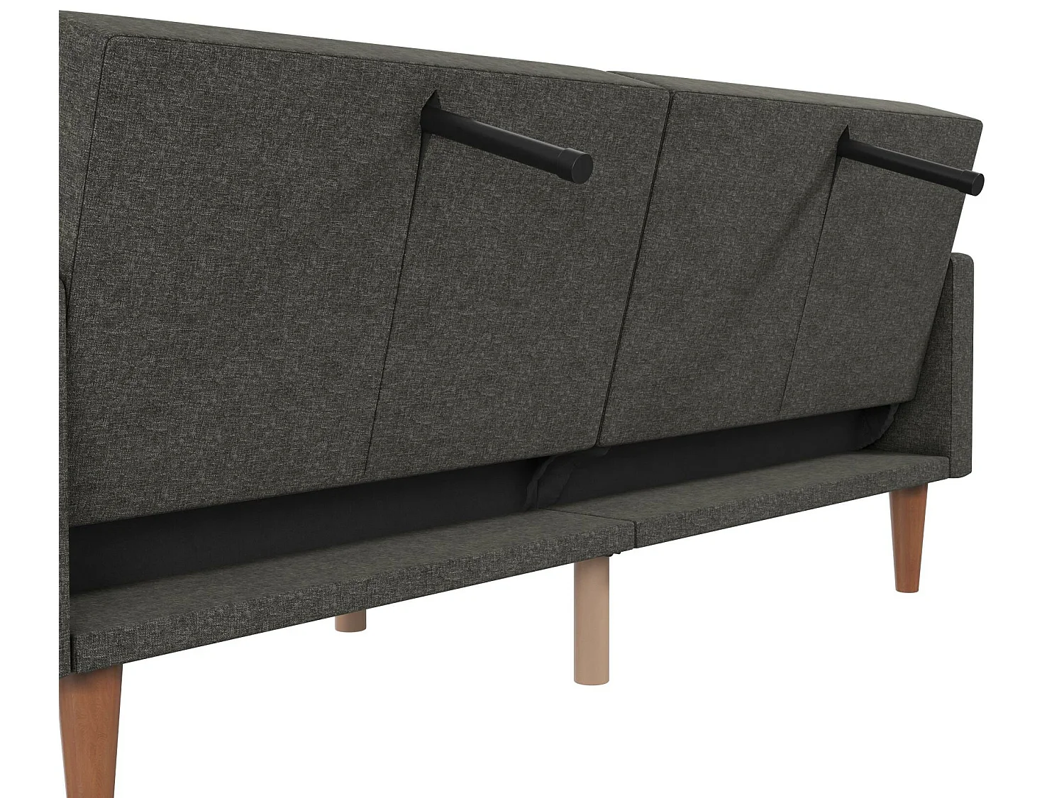 Wimberly | Sofá 3 lugares em linho cinzento