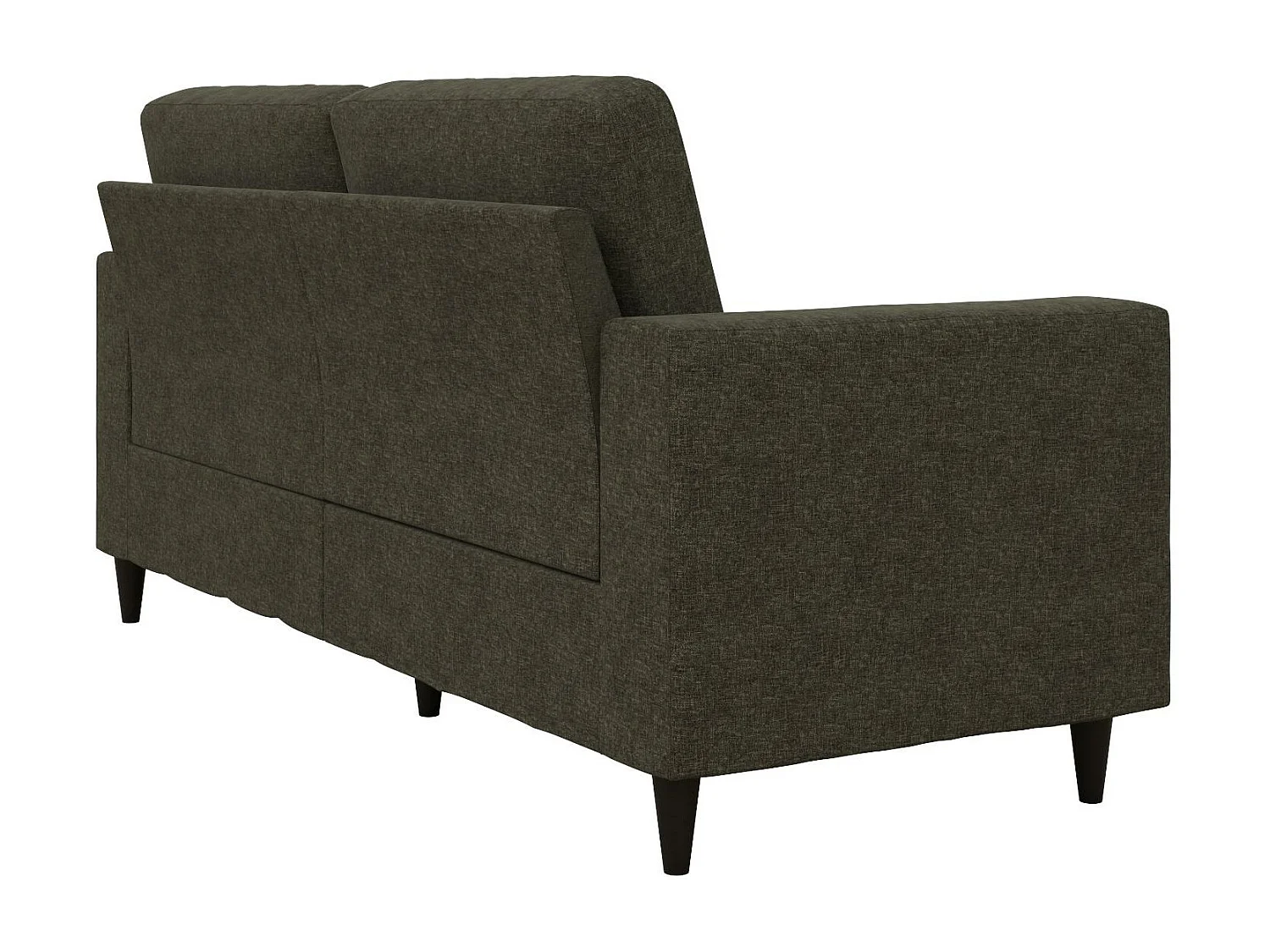 Divano 3 posti in lino grigio