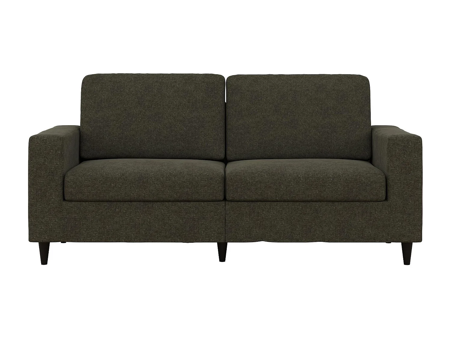 Divano 3 posti in lino grigio