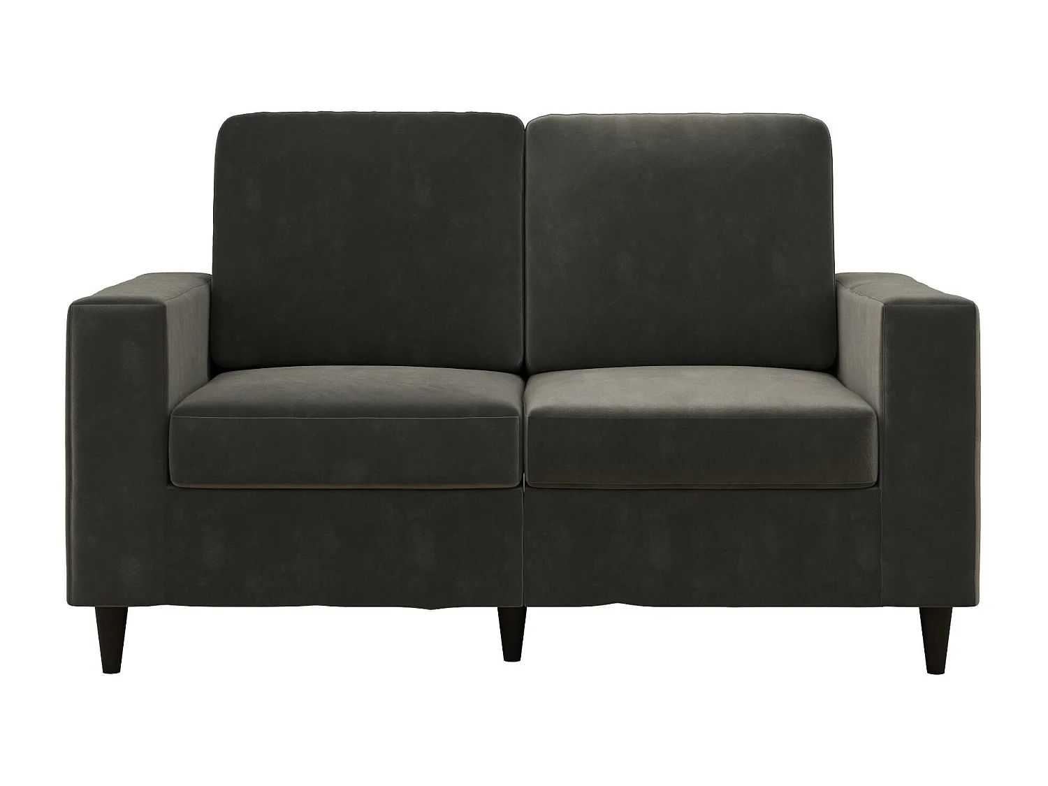 Cooper | Canapé 2 places en velours gris