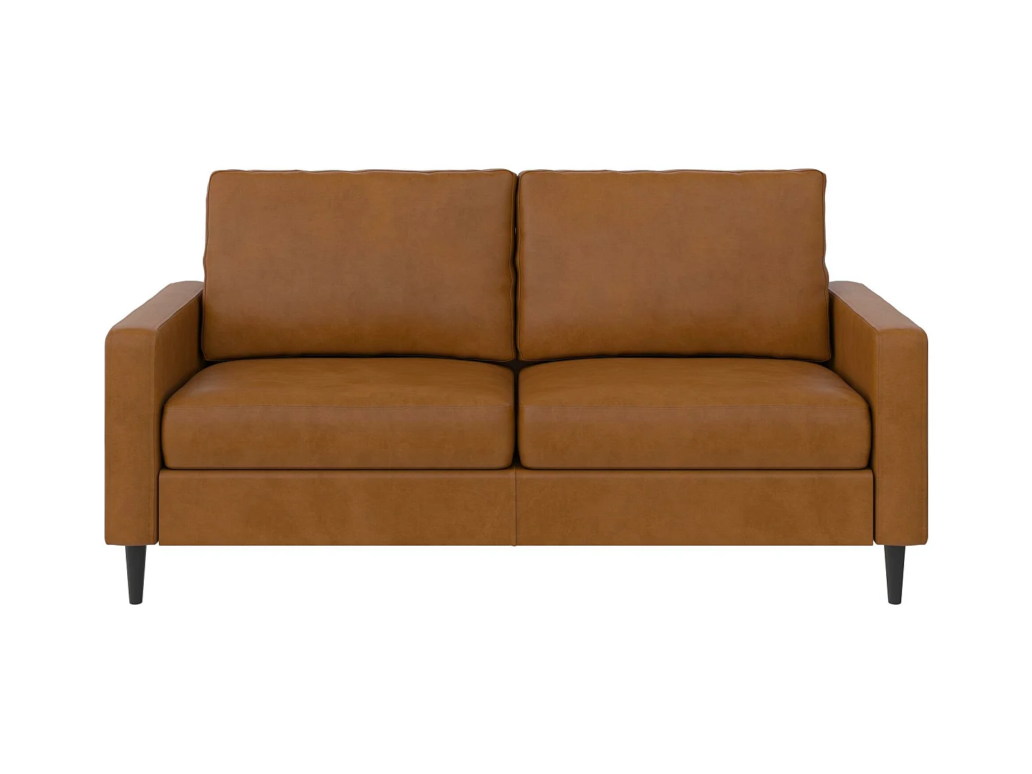Wainwright | Canapé 3 places en simili cuir camel