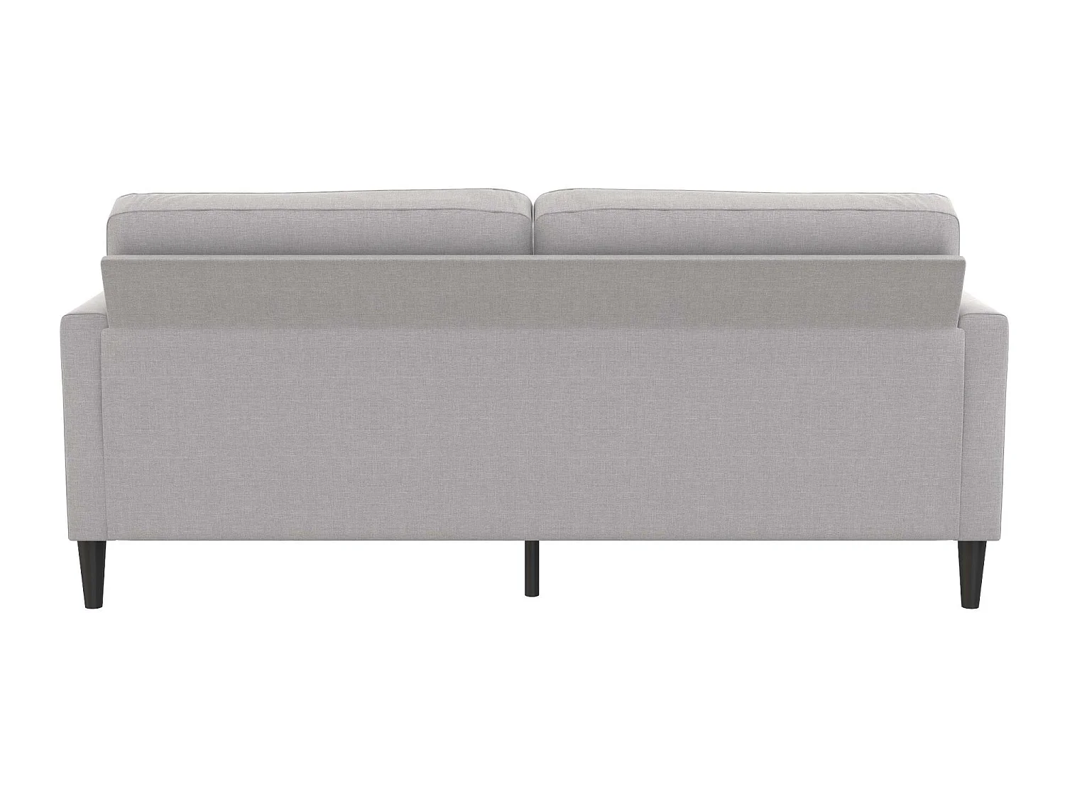 Divano 3 posti in lino grigio chiaro