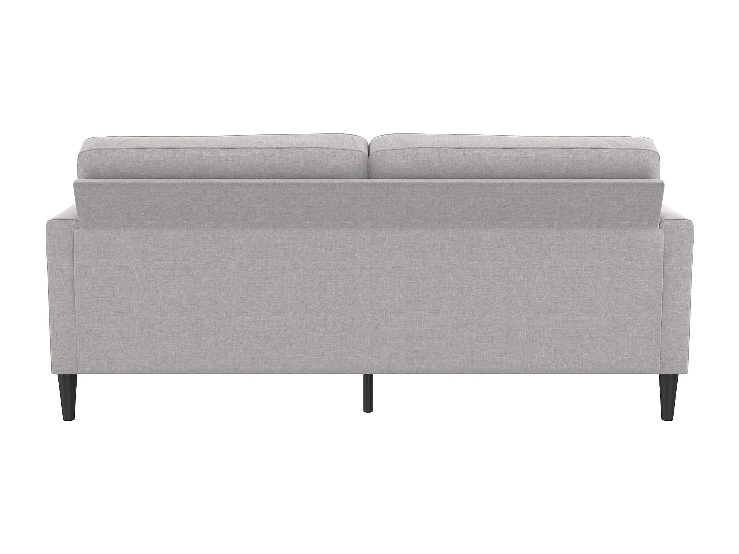Sofa 3 Sitze in Leinen hellgrau