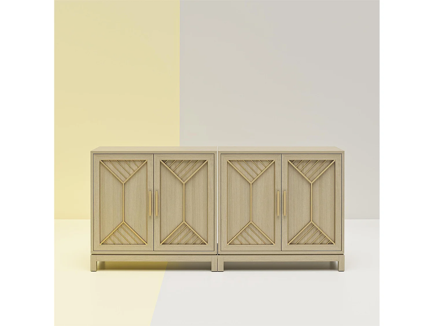 Tess | Armoire 2 portes en MDF chêne