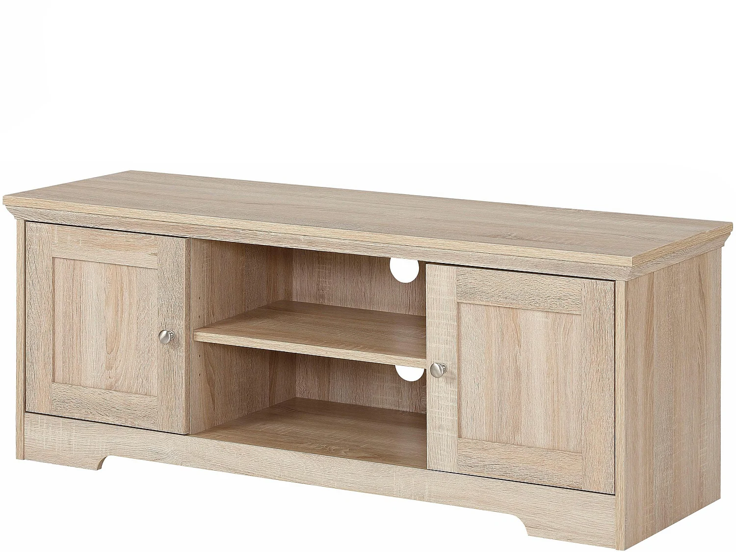 Nanna | Lowboard avec 2 portes en bois de chêne