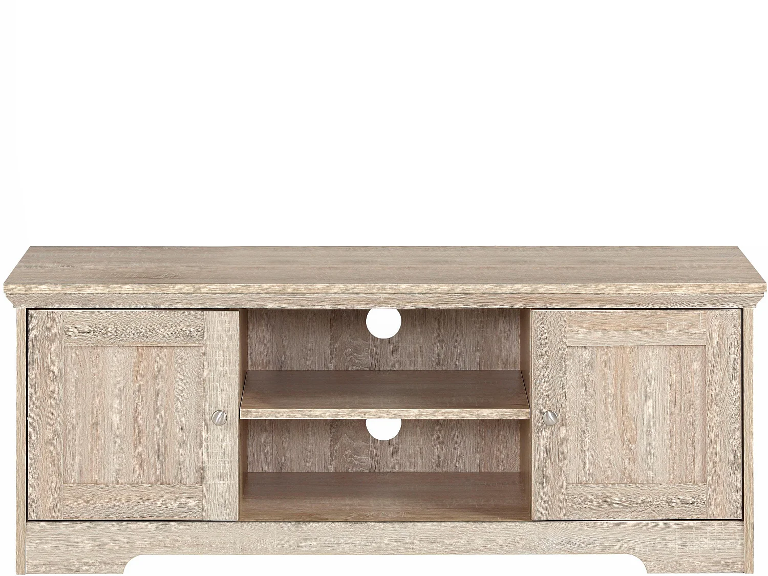 Nanna | Lowboard avec 2 portes en bois de chêne