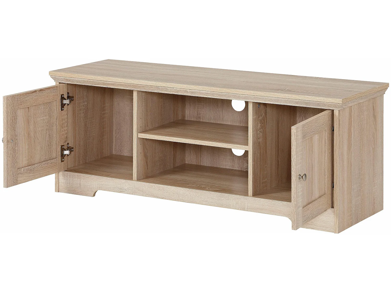 Nanna | Lowboard avec 2 portes en bois de chêne