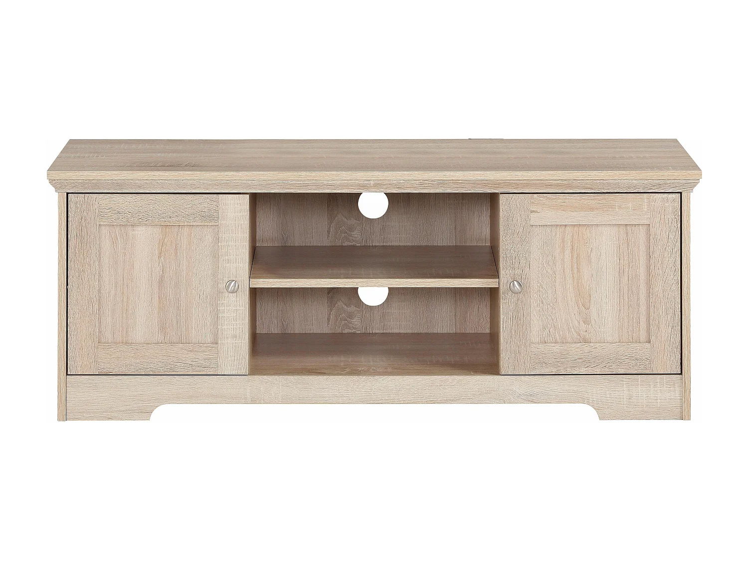 Armário de bar em vidro e painel de partículas laminadas de carvalho preto