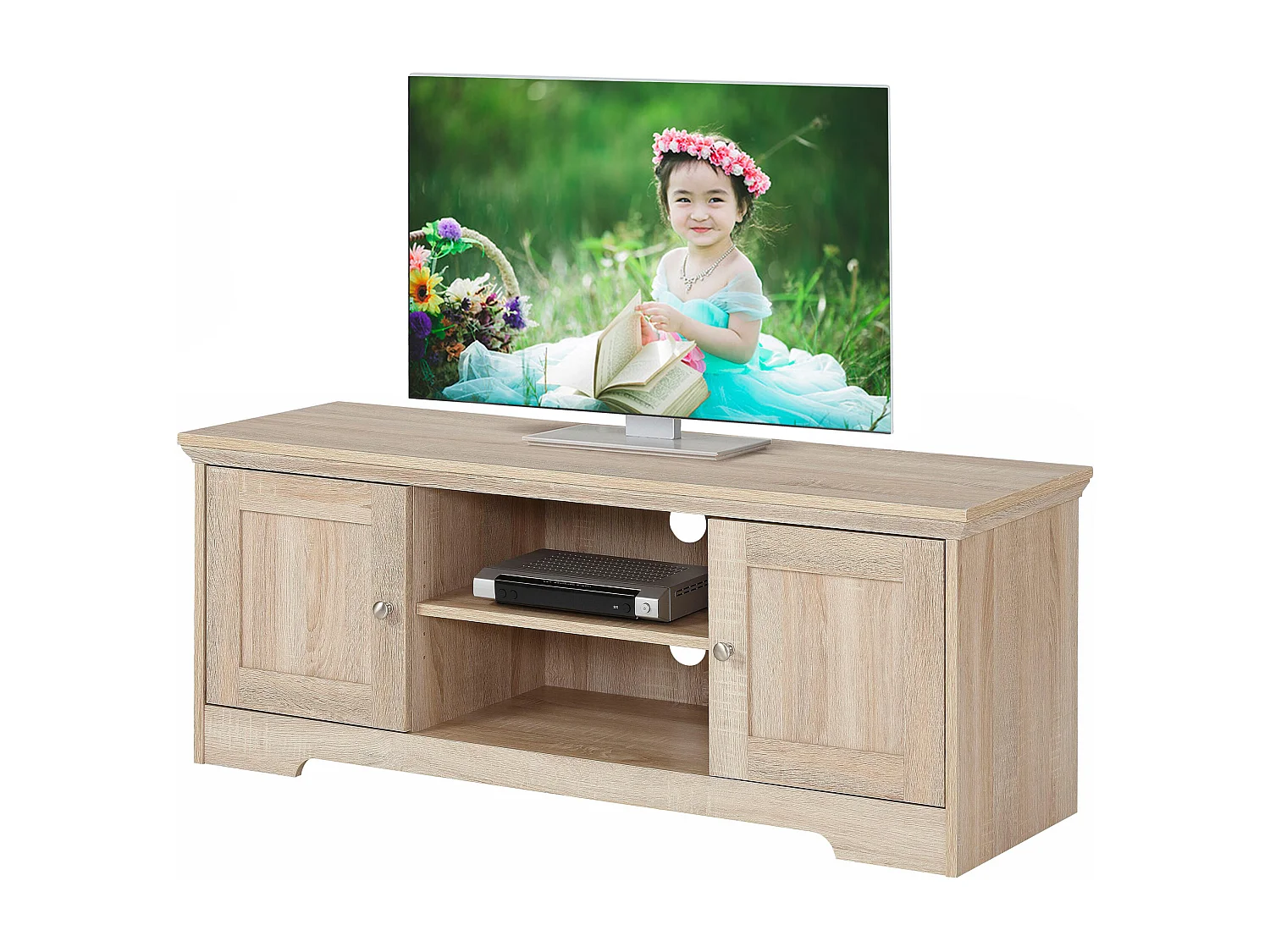 Armário de bar em vidro e painel de partículas laminadas de carvalho preto