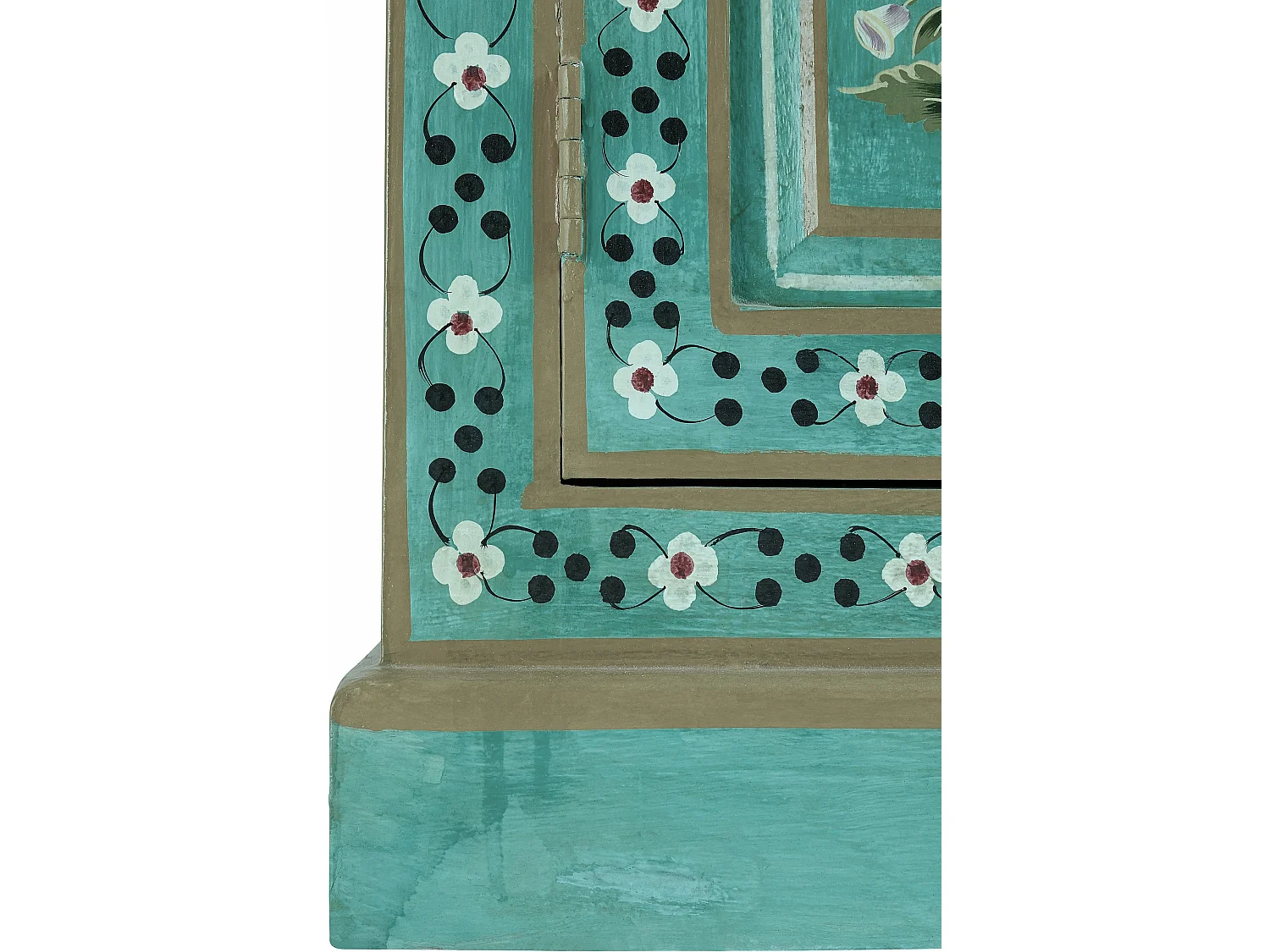 Prem | Armoire 2 portes en bois de manguier vert