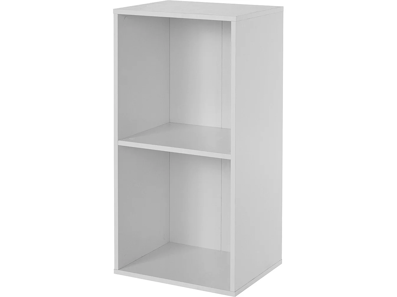 Mueble con 2 compartimentos en MDF blanco