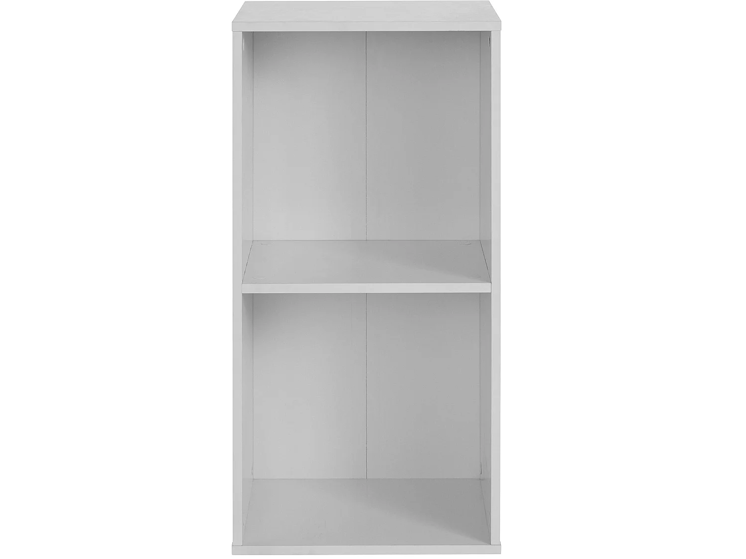 Mueble con 2 compartimentos en MDF blanco
