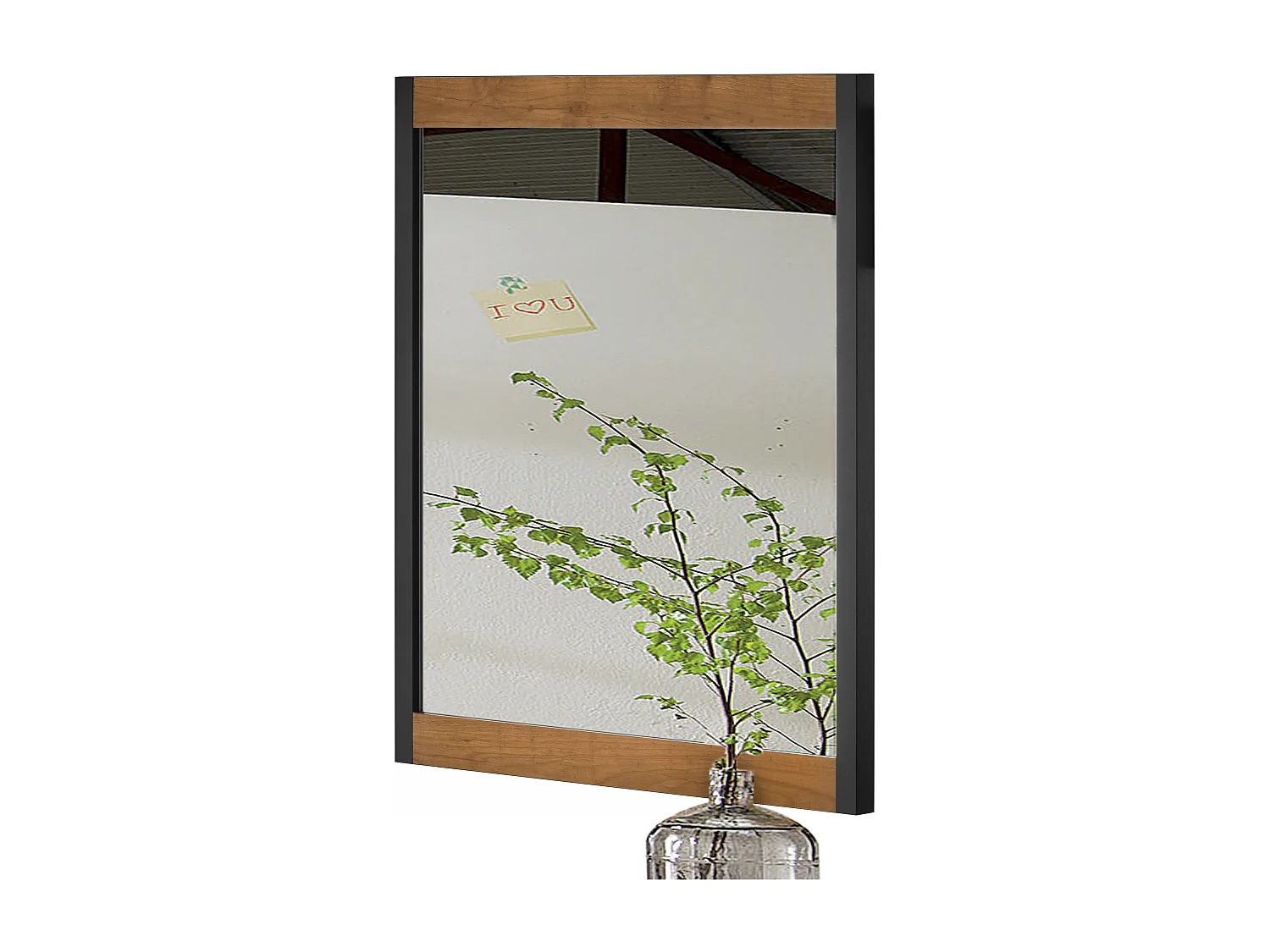 Specchio in agglomerato rovere parcifico