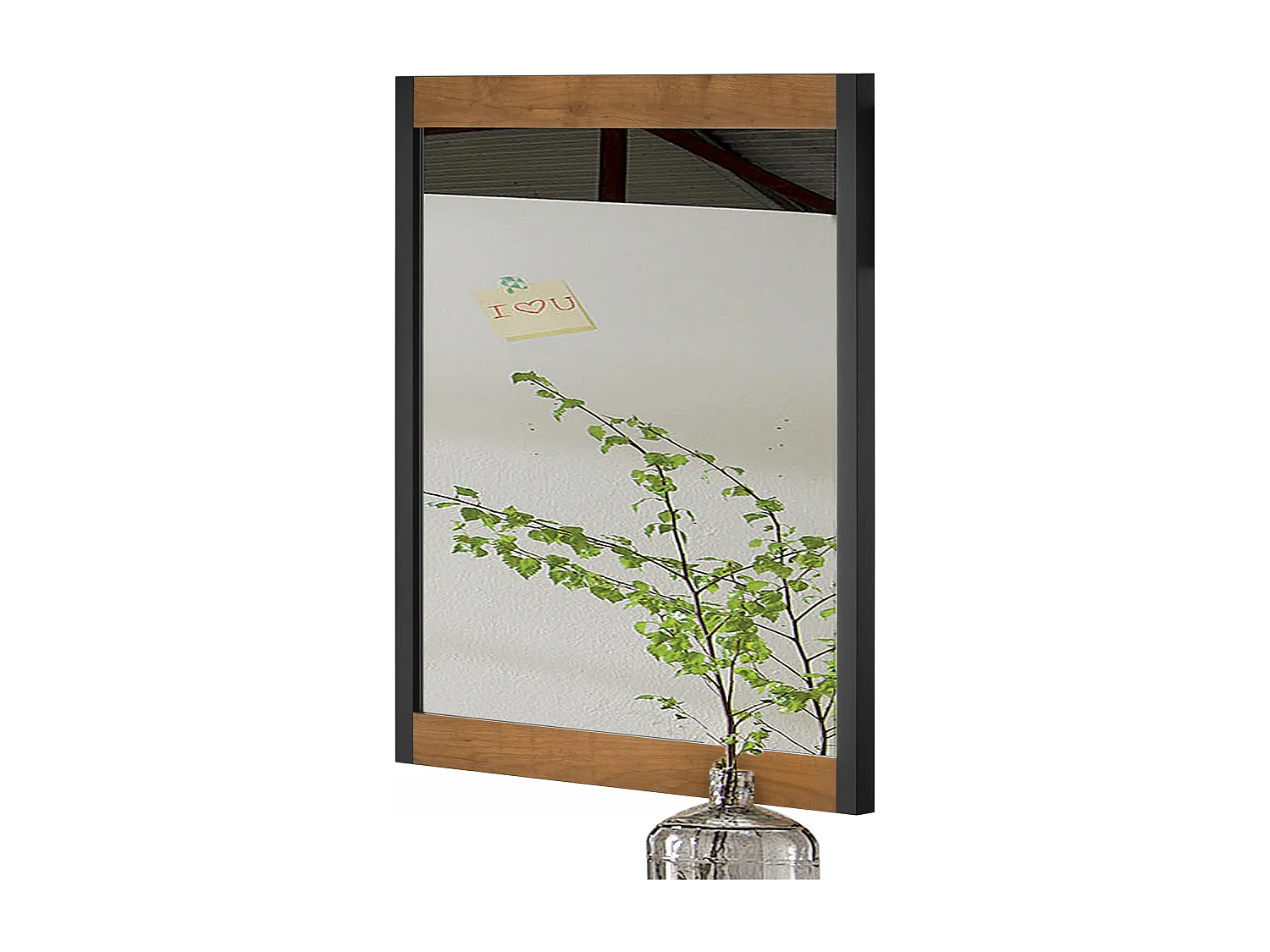 Espejo en tablero aglomerado roble parcífico